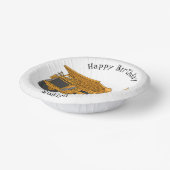 Afbeelding van de cartoon van de vrachtwagen papieren kommen (Gebogen)