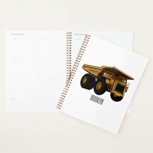 Afbeelding van de cartoon van de vrachtwagen planner (Display)