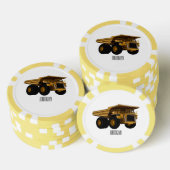 Afbeelding van de cartoon van de vrachtwagen poker chips (Opstapeling)
