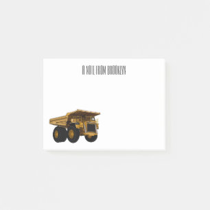 Afbeelding van de cartoon van de vrachtwagen post-it® notes