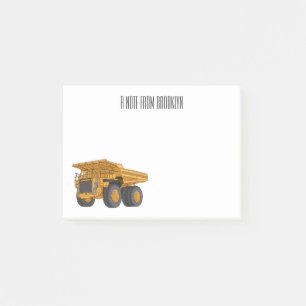 Afbeelding van de cartoon van de vrachtwagen post-it® notes