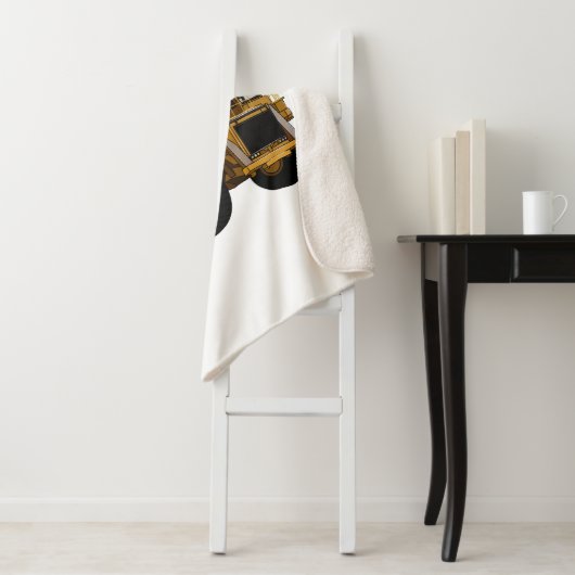 Afbeelding van de cartoon van de vrachtwagen sherpa deken (In situ)