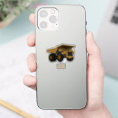 Afbeelding van de cartoon van de vrachtwagen sticker (Telefoon)