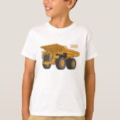 Afbeelding van de cartoon van de vrachtwagen t-shirt (Voorkant)