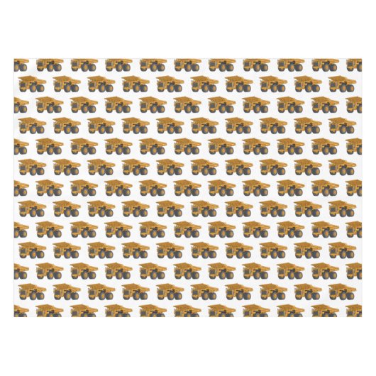 Afbeelding van de cartoon van de vrachtwagen tafelkleed (Voorkant (Horizontaal))