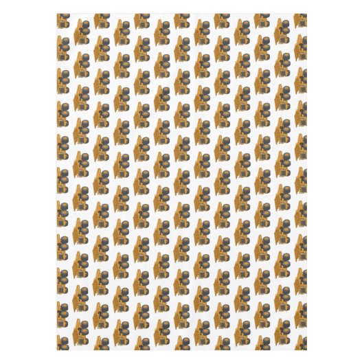 Afbeelding van de cartoon van de vrachtwagen tafelkleed (Voorkant)