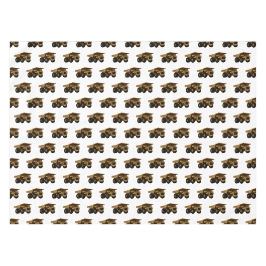 Afbeelding van de cartoon van de vrachtwagen tafelkleed (Voorkant (Horizontaal))