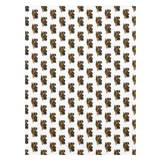 Afbeelding van de cartoon van de vrachtwagen tafelkleed (Voorkant)