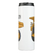 Afbeelding van de cartoon van de vrachtwagen thermosbeker (Achterkant)