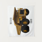 Afbeelding van de cartoon van de vrachtwagen wandkleed (Voorkant)