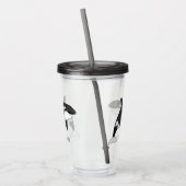 Afbeelding van de cartoon van de vulwalvis acryl drinkbeker (Links)