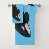 Afbeelding van de cartoon van de vulwalvis bad handdoek (Insitu)