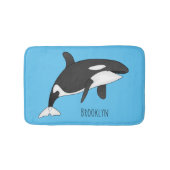 Afbeelding van de cartoon van de vulwalvis badmat (Voorkant)