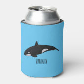 Afbeelding van de cartoon van de vulwalvis blikjeskoeler (Blikje Voorkant)