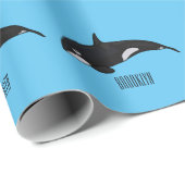 Afbeelding van de cartoon van de vulwalvis cadeaupapier (Rol Hoek)