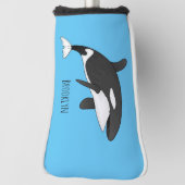 Afbeelding van de cartoon van de vulwalvis golfheadcover (Draai 90)