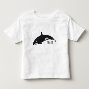 Afbeelding van de cartoon van de vulwalvis kinder shirts