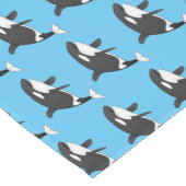 Afbeelding van de cartoon van de vulwalvis korte tafelloper (Hoek)