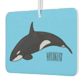 Afbeelding van de cartoon van de vulwalvis luchtverfrisser (Links)