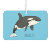 Afbeelding van de cartoon van de vulwalvis luchtverfrisser (Voorkant)