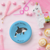 Afbeelding van de cartoon van de vulwalvis papieren kommen (Feest)