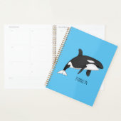 Afbeelding van de cartoon van de vulwalvis planner (Display)