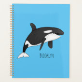 Afbeelding van de cartoon van de vulwalvis planner (Voorkant)