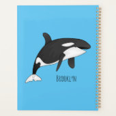 Afbeelding van de cartoon van de vulwalvis planner (Achterkant)