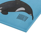 Afbeelding van de cartoon van de vulwalvis snijplank (Hoek)