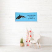 Afbeelding van de cartoon van de vulwalvis spandoek (Insitu)