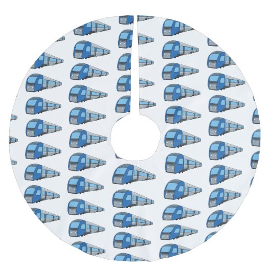 Afbeelding van de cartoon van elektrische treinen kerstboom rok (Voorkant)