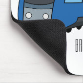 Afbeelding van de cartoon van elektrische treinen muismat (Hoek)