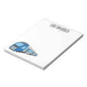 Afbeelding van de cartoon van elektrische treinen notitieblok (Linkerzijde)