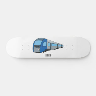 Afbeelding van de cartoon van elektrische treinen persoonlijk skateboard