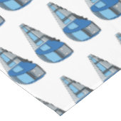 Afbeelding van de cartoon van elektrische treinen tafelkleed (Gekanteld)