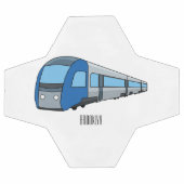 Afbeelding van de cartoon van elektrische treinen voetbal (Enkel)