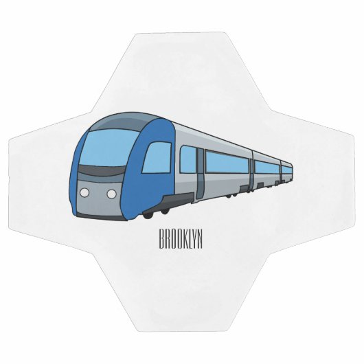 Afbeelding van de cartoon van elektrische treinen voetbal (Enkel)