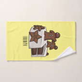 Afbeelding van de cartoon van gebak bad handdoek (Handdoek)