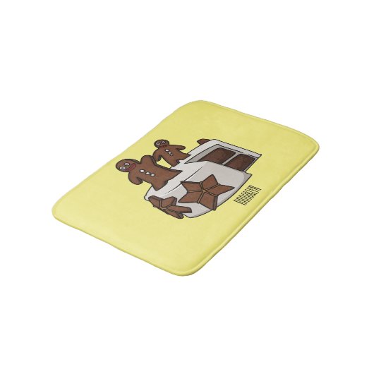 Afbeelding van de cartoon van gebak badmat (Gekanteld)