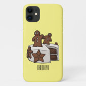 Afbeelding van de cartoon van gebak Case-Mate iPhone case (Achterkant)