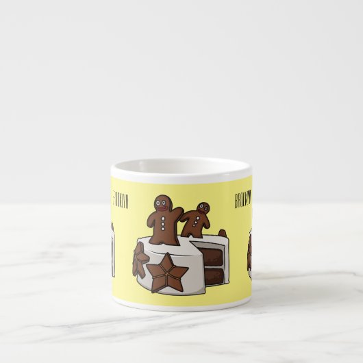 Afbeelding van de cartoon van gebak espresso kop (Voorkant)