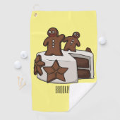 Afbeelding van de cartoon van gebak golfhanddoek (Insitu)