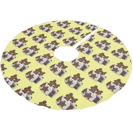 Afbeelding van de cartoon van gebak kerstboom rok (Gekanteld)