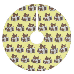 Afbeelding van de cartoon van gebak kerstboom rok