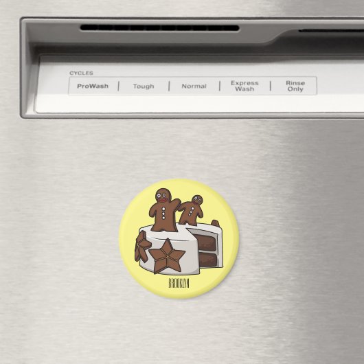 Afbeelding van de cartoon van gebak magneet (Insitu (Vaatwasser))