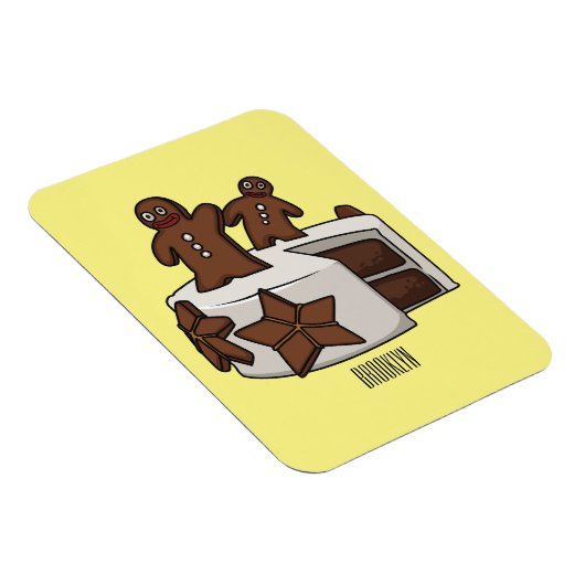 Afbeelding van de cartoon van gebak magneet (Rechterzijde)