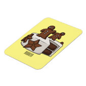 Afbeelding van de cartoon van gebak magneet (Linkerzijde)