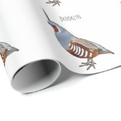 Afbeelding van de cartoon van gebergte kwartelvoge cadeaupapier (Rol Hoek)