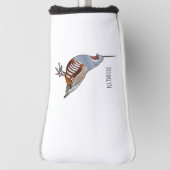 Afbeelding van de cartoon van gebergte kwartelvoge golfheadcover (Draai 90)