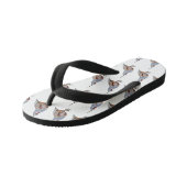 Afbeelding van de cartoon van gebergte kwartelvoge kinder teenslippers (Schuin)